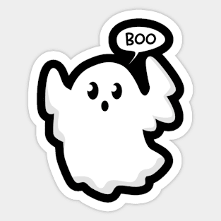 Boo Hallowen Sticker